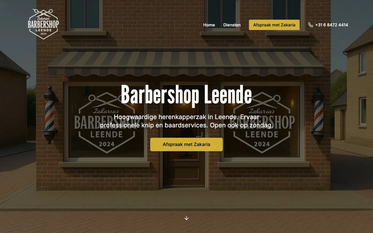 Screenshot of Barbershop Leende