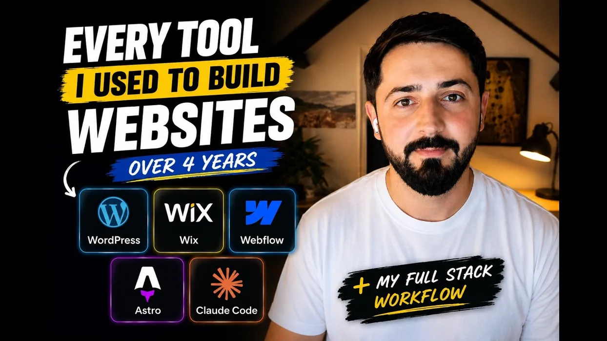 Cover for Every Tool I Used to Build Websites Over 4 Years