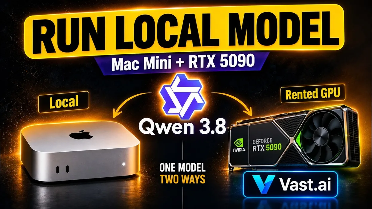 Cover for Run AI on Your MacBook: LM Studio + Vast.ai Tutorial