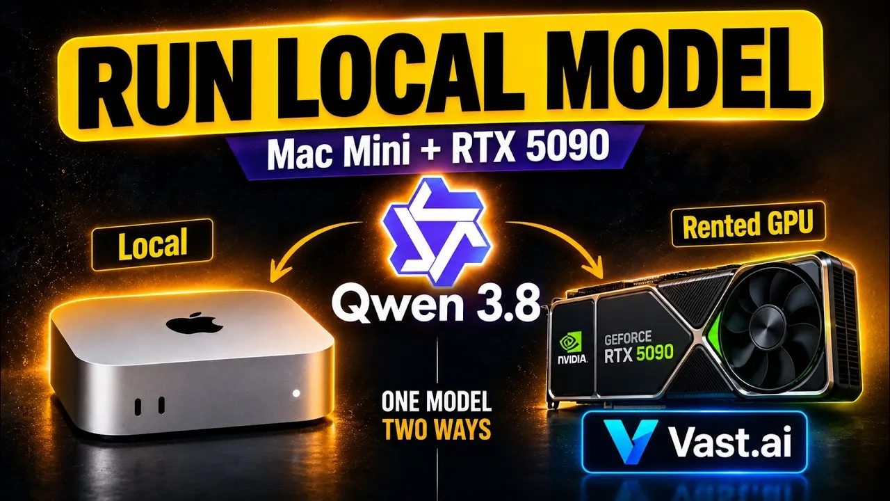 Cover for Run AI on Your MacBook: LM Studio + Vast.ai Tutorial